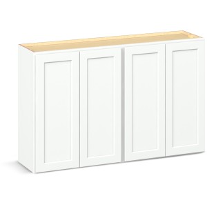 Reliabilt Parkstone II Reliabilt Parkstone II Brilliant White Wall Cabinet, 4 Doors, 48-in x 30-in - 641238 | Lowe's Pro Supply